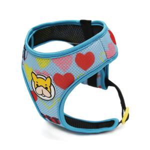 China Chest 36-44cm Neck 33-39cm Small Dog Collars Fiber PU Pet Durable Dog Lift wholesale