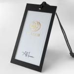 Paperboard Offset Personalized Hang Tags Garment Clothing Cardboard Deboss