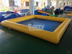 China Big Air - Tight Portable Water Pool For Kids / Adults Yellow Color wholesale