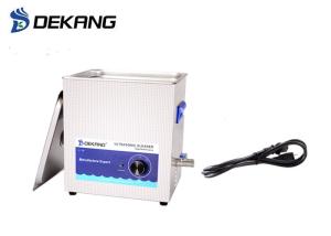 China 300W 14L Mechanical Ultrasonic Cleaner , Sliver Stainless Steel Ultrasonic Cleaner wholesale
