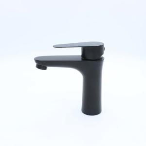 China SONSILL Luxury Bathroom Sink Faucets Black Polished Surface on sale
