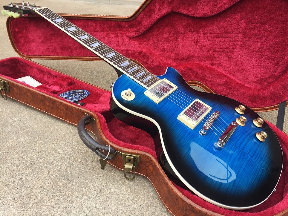 Unicorn "Vintage Standard" Honolulu LP Blue Electric Guitar