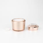 30ml 50ml Body Lotion Containers , Double Walled Round UV Gel Acrylic Cosmetic