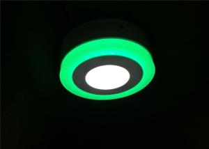 China Round 6 Watt Led Panel Light White Green Edge 2835 SMD For Living Room wholesale