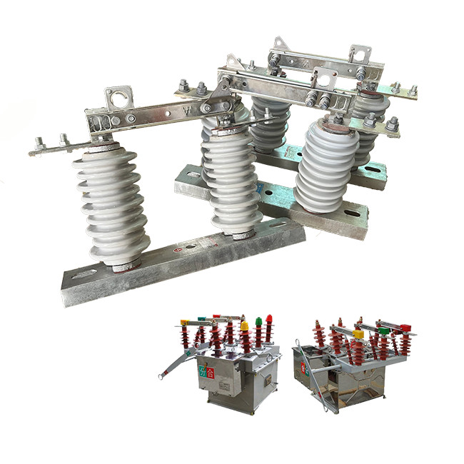 Ceramic GW9-10 1250A Outdoor Disconnector Switch AC Power Hookstick Operated Disconnect Switch For Distribution System