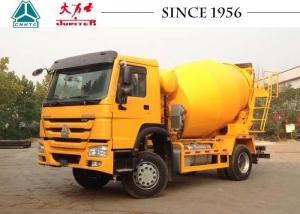 China Durable HOWO 4X2 Ready Mix Concrete Mixer Trucks 5 CBM Smooth Operation wholesale