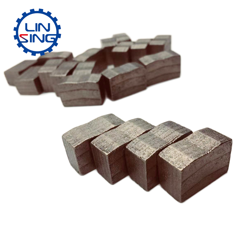 Arc Shape Diamond Segments for 350mm 400mm 500mm Bridge Saw Machine in Korea Market