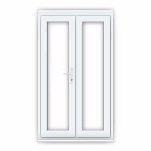 China Customized Modern PVC Glass Entry Door Double Glazed Upvc Casement Door wholesale