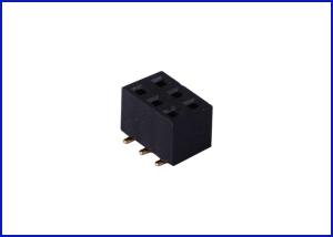 China 2.54 mm 2*3 P dual row female socket SMD Connector wholesale
