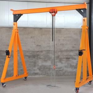 China Light Duty 4 Wheels Gantry Crane Movable Aluminum Good Design wholesale