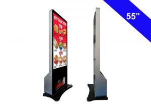 China Indoor Floor Standing LCD Advertising Display Shoe Polishing Machine 4G Internal Memory wholesale