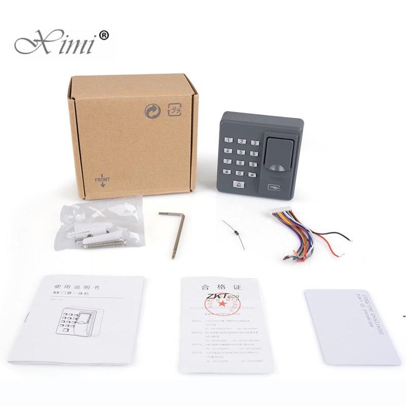 X6 Dustproof Fingerprint Access Control Fingerprint Standalone Access Control System With RFID Card Reader