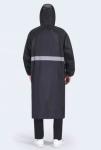 Waterproof Long Men'S Construction Rain Coat Traffic Work Oxford PVC Material
