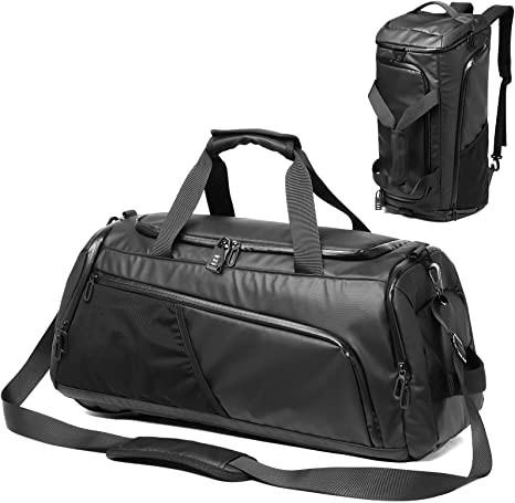 Waterproof Sports Duffle Bags Travel Weekender Overnight Bag With Shoe
