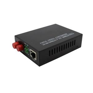 China 10 / 100 / 1000M Fiber Optic Media Converter To 120km For Single Mode wholesale