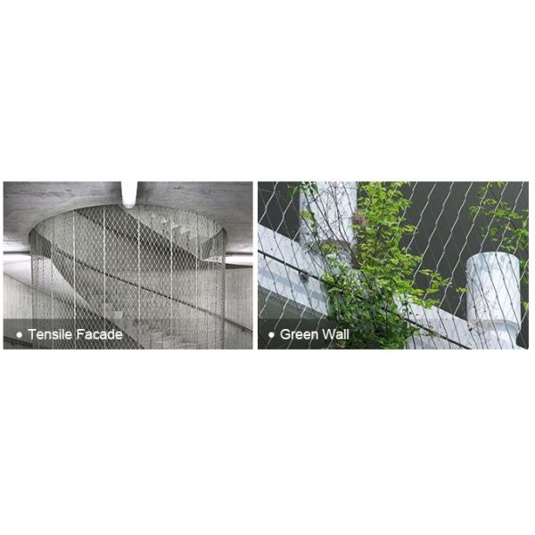 304 316 stainless steel rope safety wire mesh