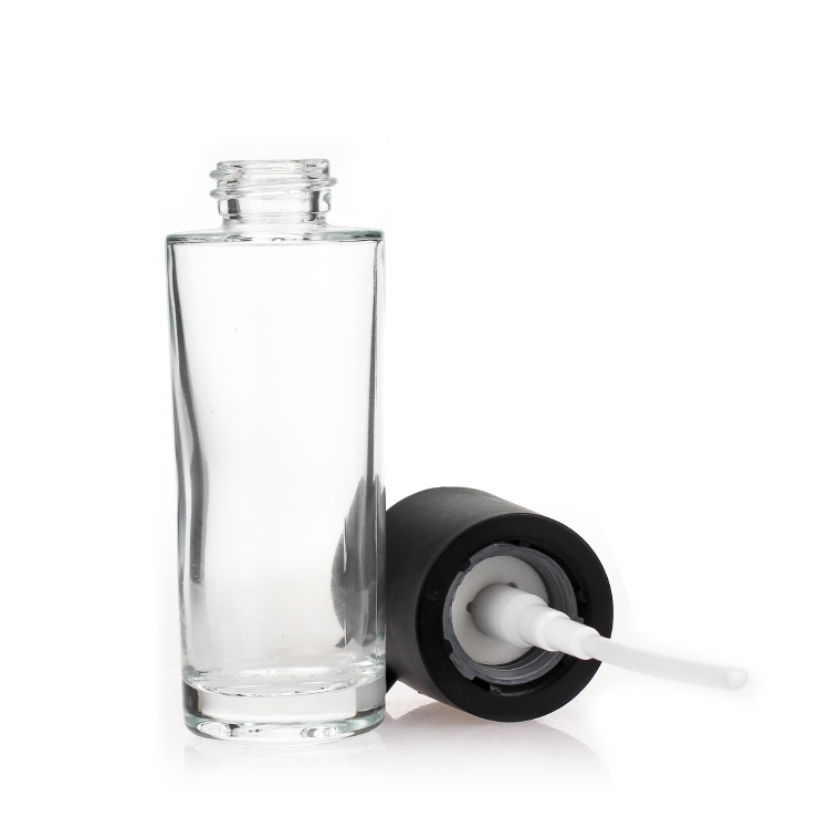 Custom Cosmetic Liquid Foundation Bottle 30ml With Pump