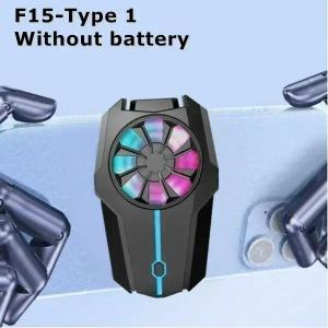 China F15 Mobile Phone Cooling Fan Radiator Air-cooled Back Clip Game Cooler wholesale