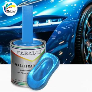 China 1K Frost Snow Blue Gloss Acrylic Solid Colours Auto Paint For Used Car Body Repair wholesale