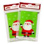 Christmas Candy Bags Plastic Gift Bags Package For Candy Buffet Drawstring Party