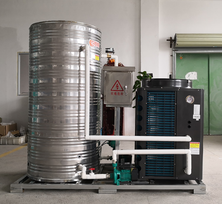 220 V / 380 V Air Energy Water Heater , Heat Pump Style Water Heater