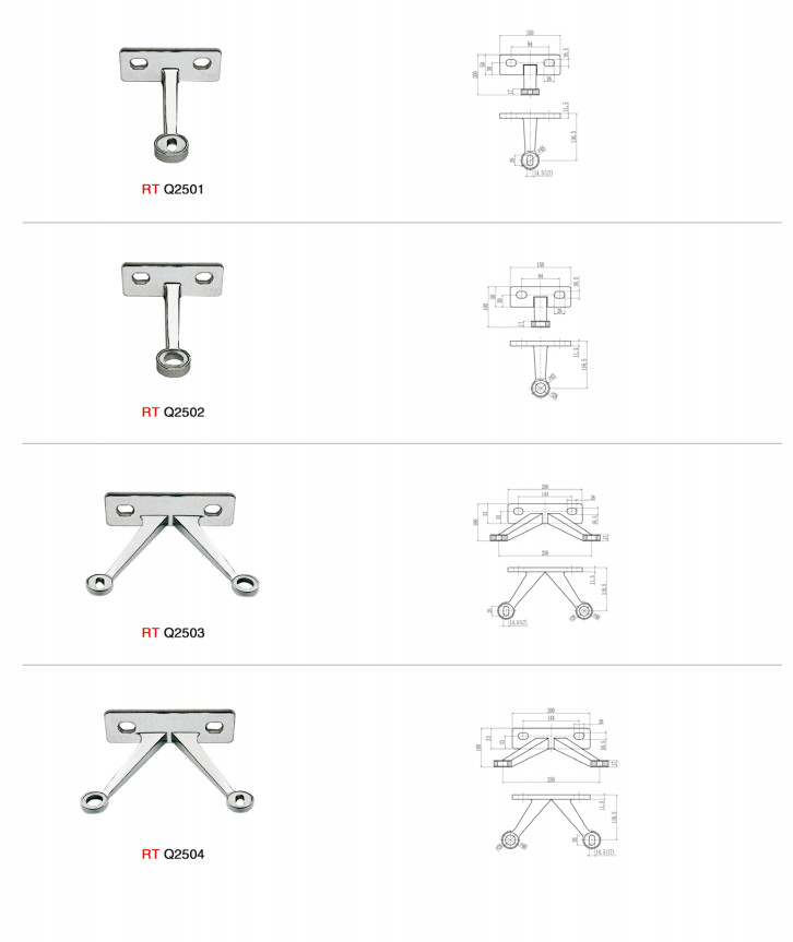 Stainless steel accessories and parts for building hardware from China supplier ISURE MARINE