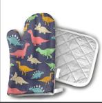 Kitchen Cooking Baking BBQ Cartoon Oven Gloves Heat Resistant