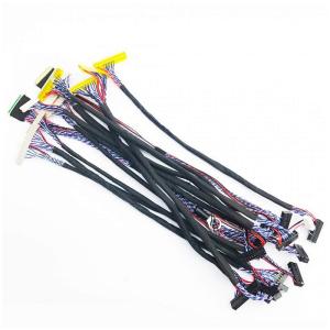 China 32 AWG Universal LVDS Cable , 30 Pin Motherboard Cables For LCD Panel Controller wholesale