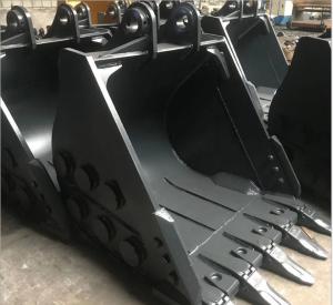 China Customized stone bucket Q355B standard clean bucket for excavator wholesale