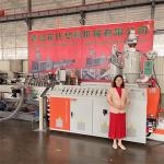 Automatic Feeder PE Pipe Equipment 90KW Plastic HDPE Pipe Production Line
