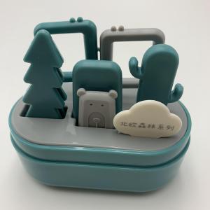China Ergonomic Handle Plastic ABS TPE Baby Manicure Set wholesale