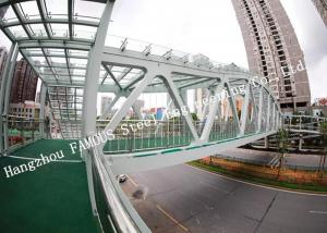China Modular Prefabricated Pedestrian Bridges Overcross Railway Q345B Steel Customized wholesale