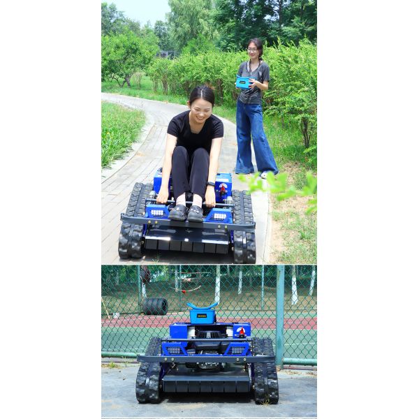 Gasoline Engine 4-Stroke Single Cylinder Cordless Slope Crawler Lawn Mower with 550MM Cutting Width and 45 Gradeability