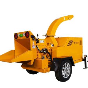 China 32HP Forestry Farm Wood Chipper Machine OEM 3.8*1.6*2.6m Water Cooling wholesale
