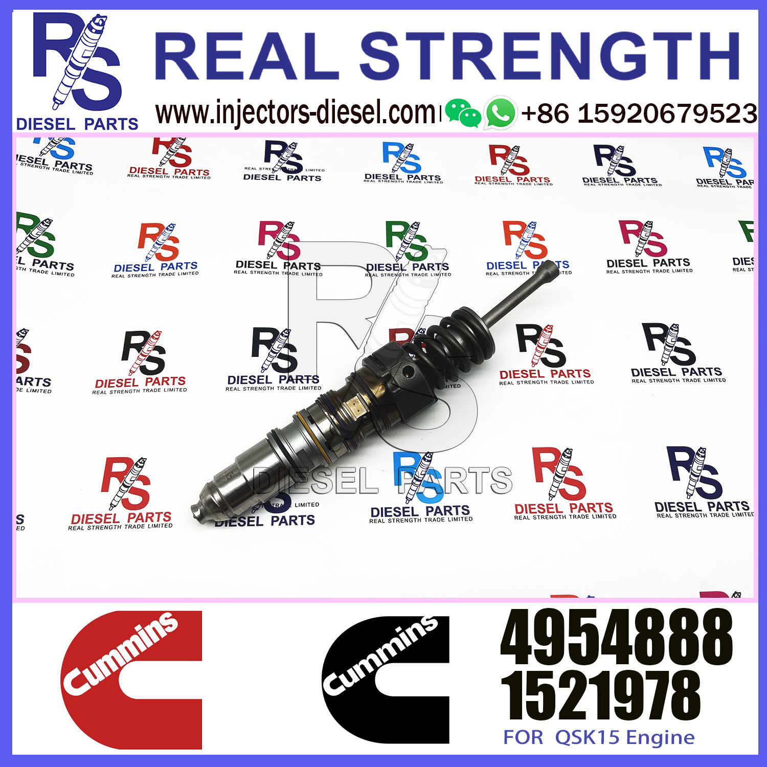 OTTO QSKX15 Fuel Injector Assembly 4062569 4928260 4088665 4088725 4954888