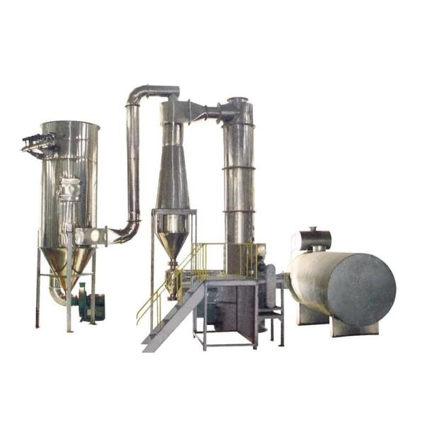 25-60kg/H Stainless Steel Rotary Flash Dryer Screw Feeding Industrial Drying