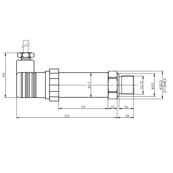 Diaphragm Material Industrial Pressure Sensor Pneumatia Control Systems Level Pressure transmitter