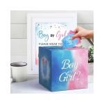 Wholesale Boy&Girl Gender Reveal Voting Boxes With Voting Gift Card For Baby