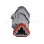 3 Pins DT06-3S-CE04 Automotive Connector Flat Tail Cover Waterproof Plug-In