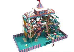 China Trampoline Park Indoor Ropes Course 3 Layer Adventure Play Area wholesale