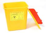 15L plastic sharps box waste needle collection box Used by the hospital round