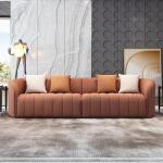 Piano Key Hotel Room Sofa Modern Flannelette Sofa