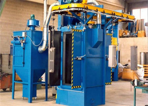 Full Automatic Carbon Steel Fittings Shot Blasting Machine Ф0.3 - 2.5 Shot /
