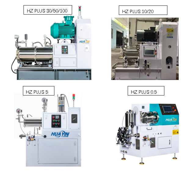 Customized Nano Grinding Horizontal 50L Sand Mill Machine 30KW Pigment Ink Production Machine