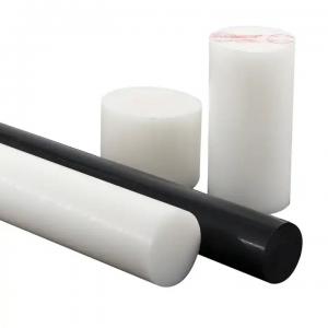 China Large HDPE PE Polyethylene Rods Extruded White Black on sale