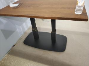 China Professional Square Dining Table Legs Sandy Texture Metal Table base Custom Made wholesale