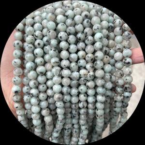 China Natural Round Gemstone Beads Kiwi Jasper Lapis Lazuli and More The Perfect Addition to Your Jewelry Collection wholesale