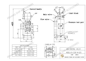 China Winch Control Valve Csbf-G25 Parameter Table wholesale