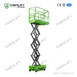 Small Size Mini Mobile Scissor Lift 3 Meters Height For Cleaning