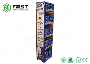 China Snack Corrugated Cardboard Displays Racks , Cardboard Pop Up Display For Chocolates wholesale